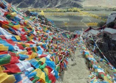 Postkarte Prayer Flags