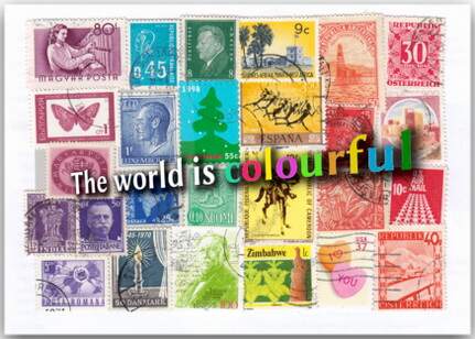 Postcard RainbowStamps