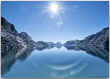 postcard Shades of blue