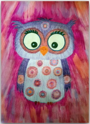 Postkarte Owlli