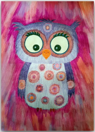 Postkarte Owlli