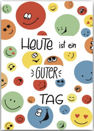 Postkarte Heute ist ein guter Tag